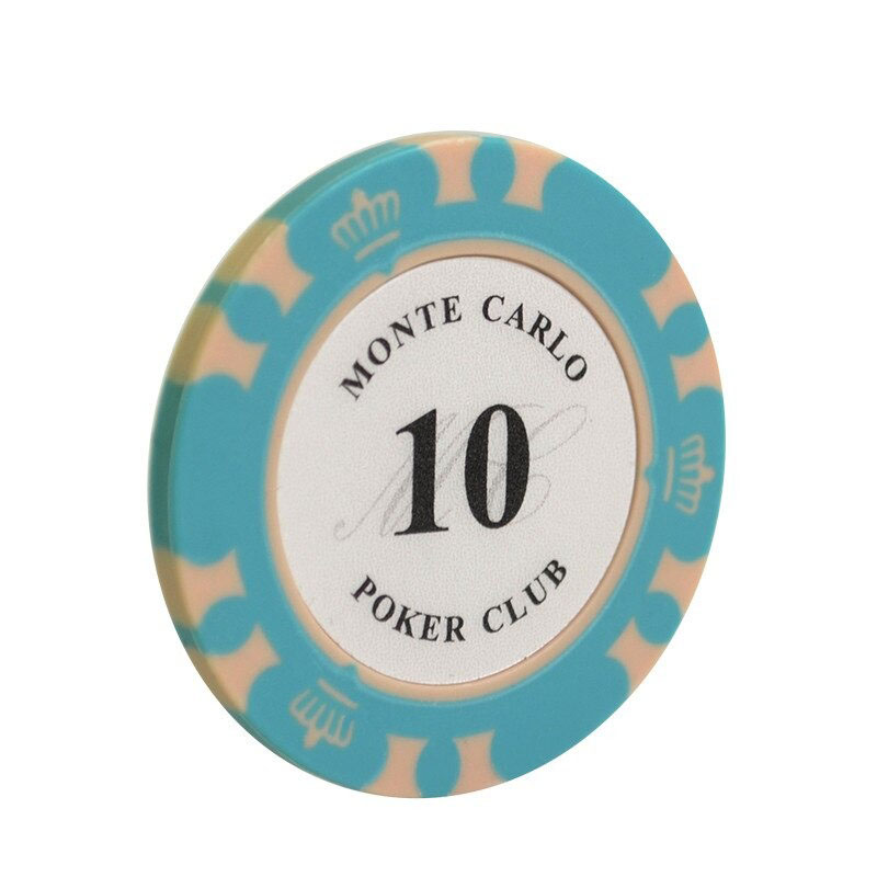 50 stuk Professionele Upscale Klei Casino Texas Poker Chips 14G waarde 1 2 5 10 25 met Dobbelstenen